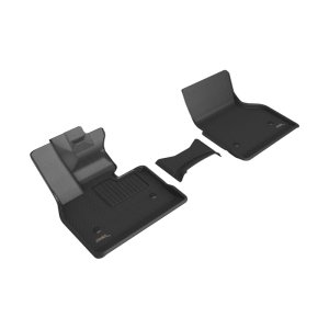 BMW iX Floor Mats - Front - 3D MAXpider - Kagu - Black - `22-`24